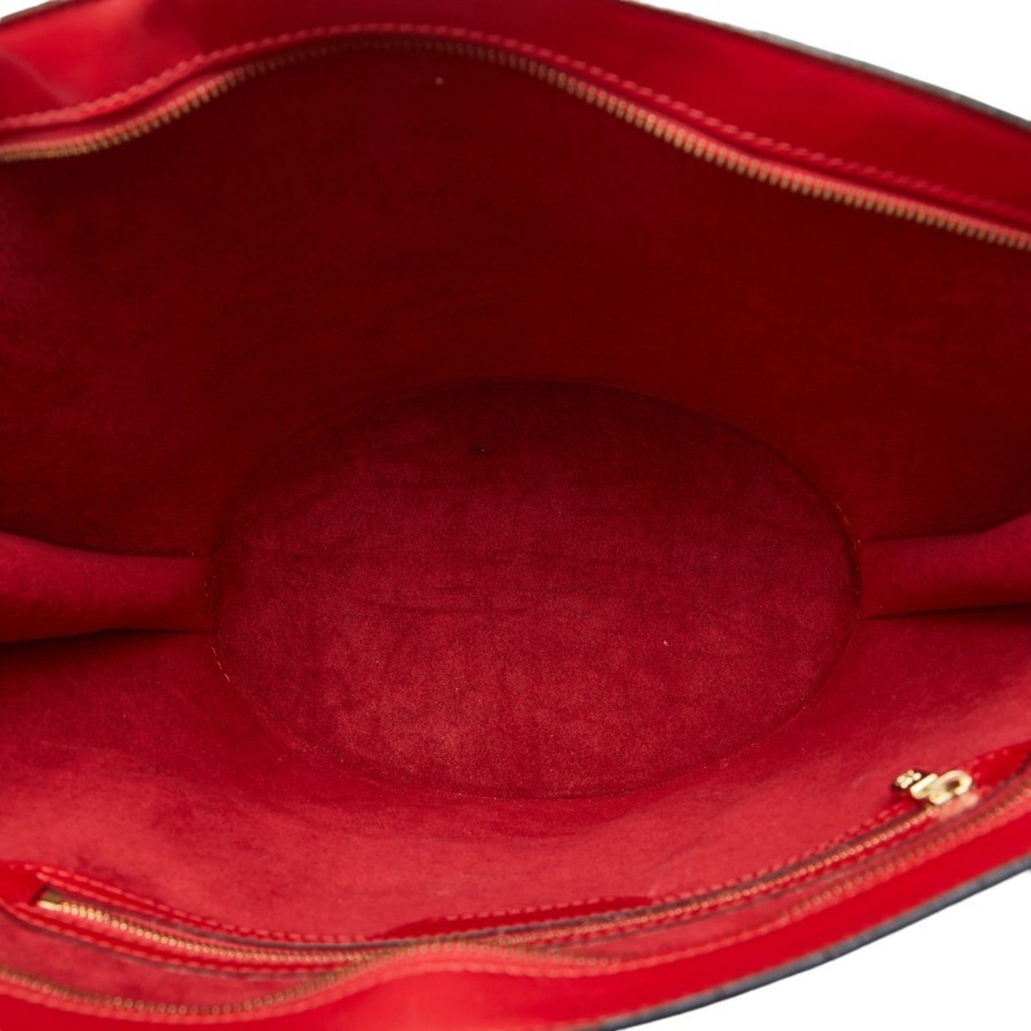 Louis Vuitton Castilian Red Leather Shoulder Bag Tote Bag