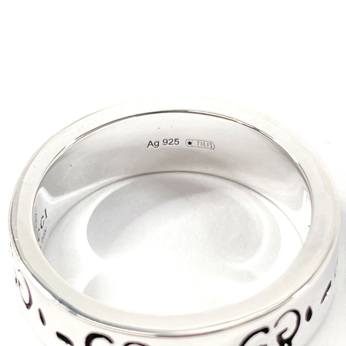 Gucci Silver Silver 925 Band Ring