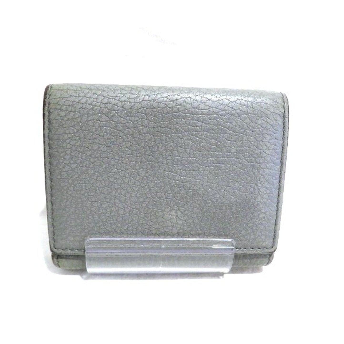 Gucci Gray Leather Wallet (Tri-Fold)