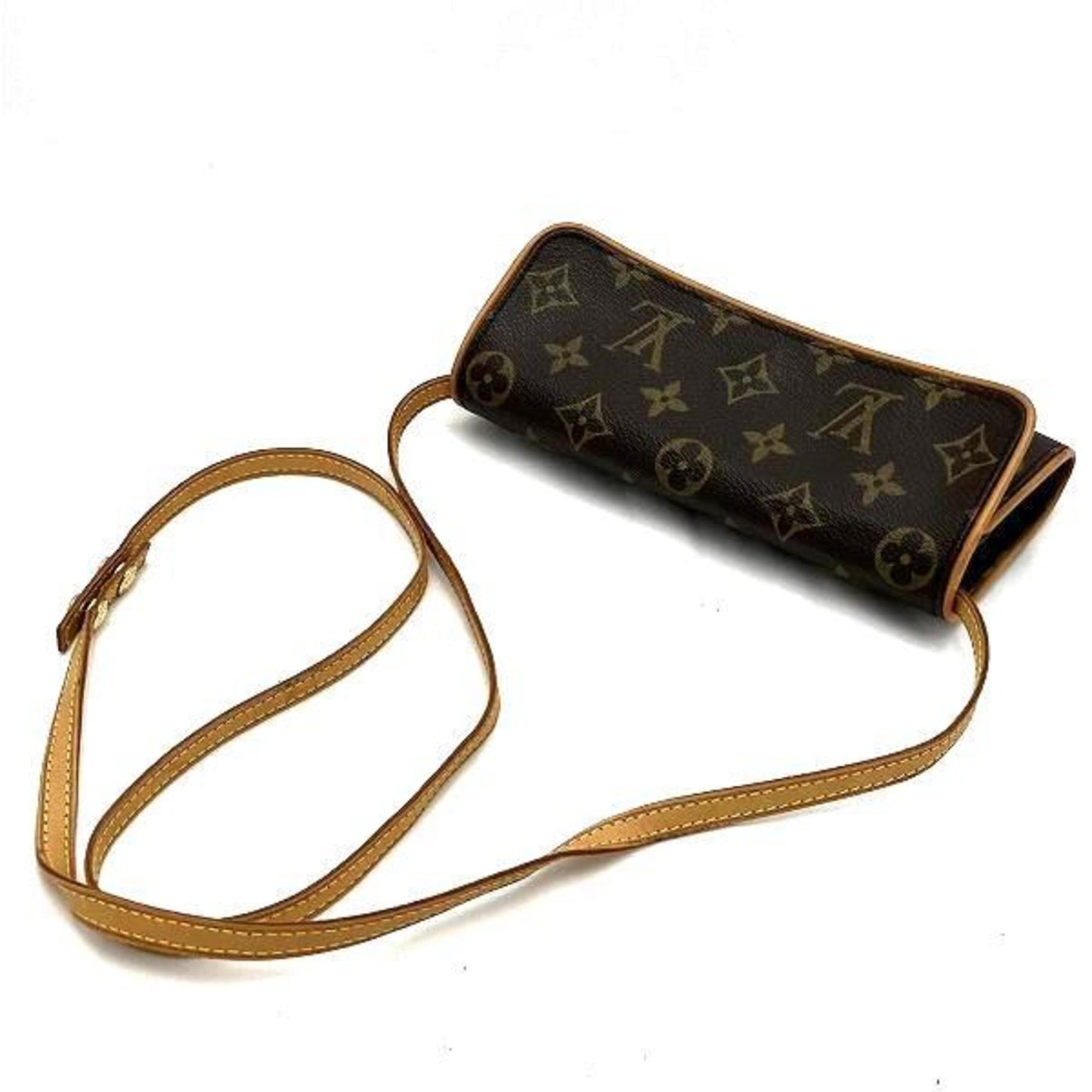 Louis Vuitton Brown Monogram Pochette Shoulder Bag