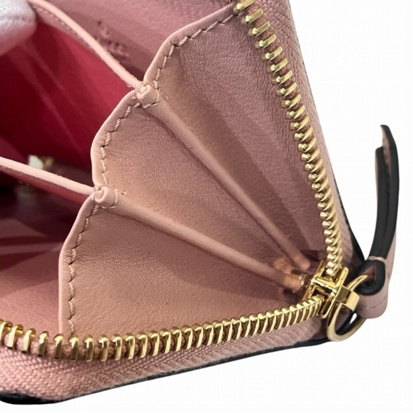 Gucci Beige Pink Pvc Coin Purse/Coin Case
