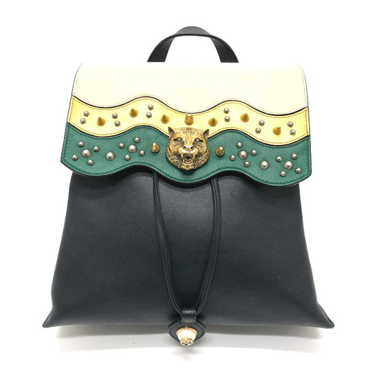 Gucci Black Leather Backpack ()