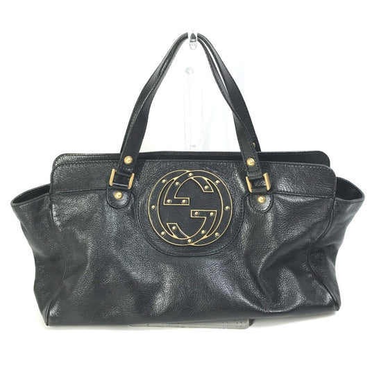 Gucci Black Leather Handbag ()