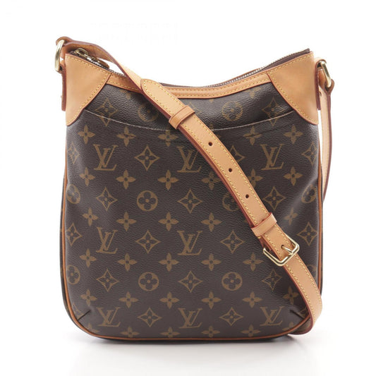 Louis Vuitton Brown Monogram Coated Canvas Leather Shoulder Bag ()
