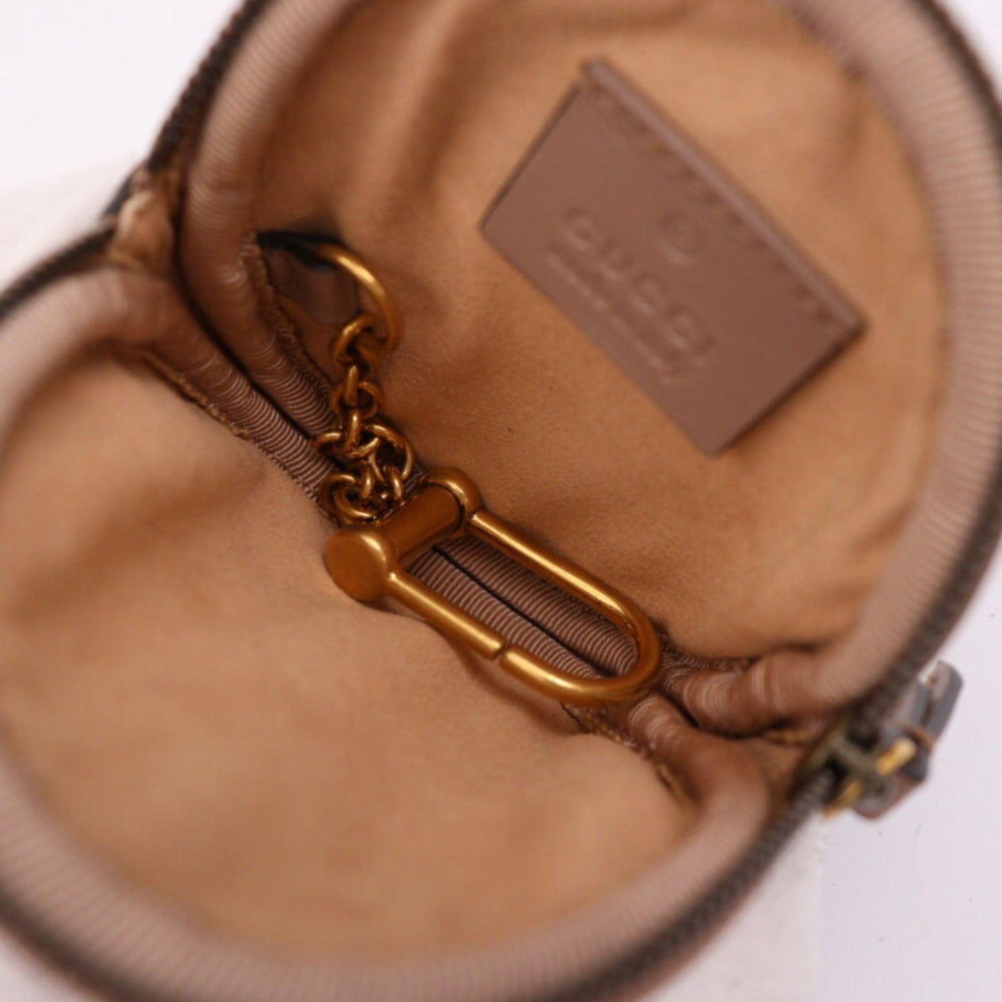 Gucci Brown Leather Coin Purse/Coin Case