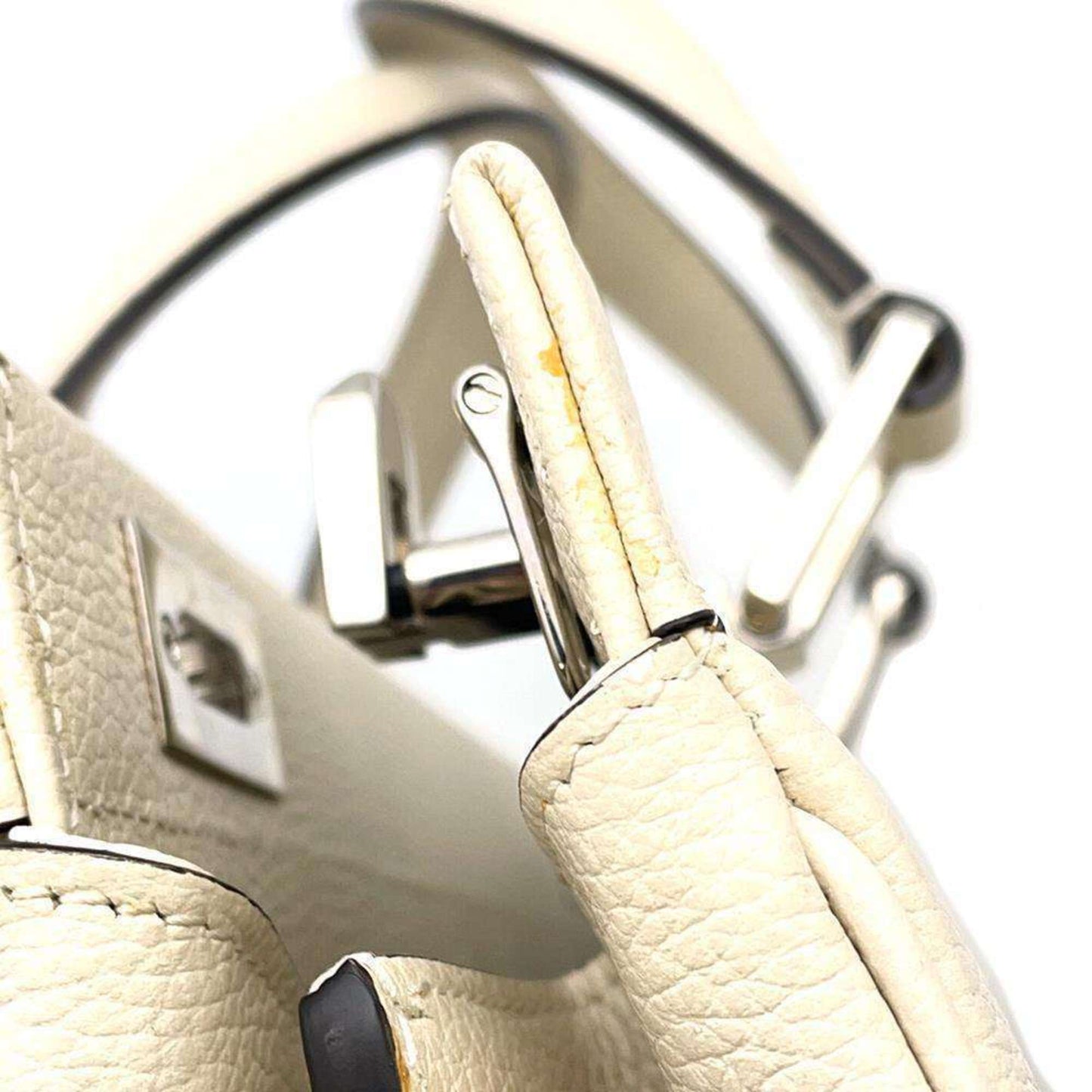 Gucci Ivory Leather Handbag Shoulder Bag