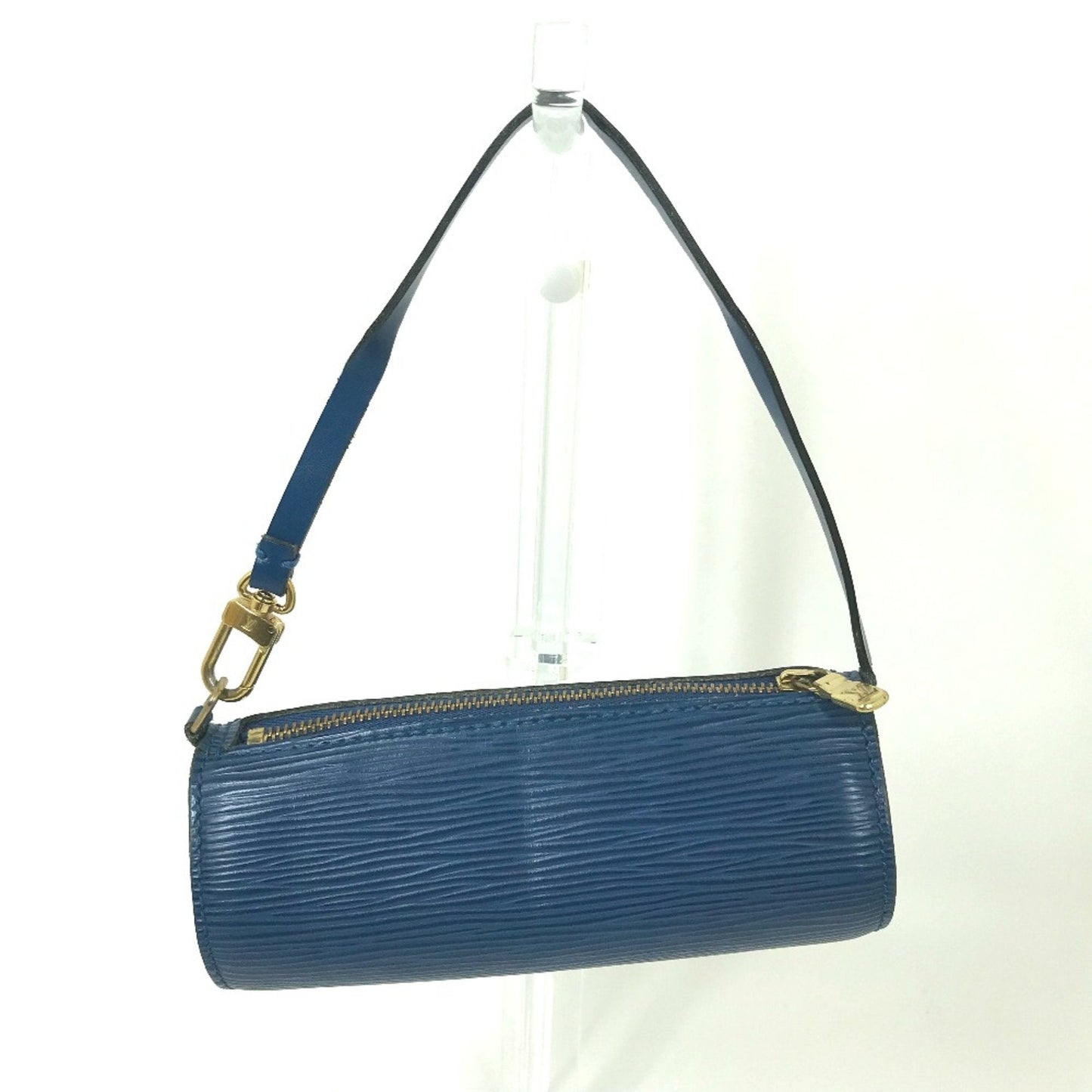 Louis Vuitton Blue Leather Shoulder Bag