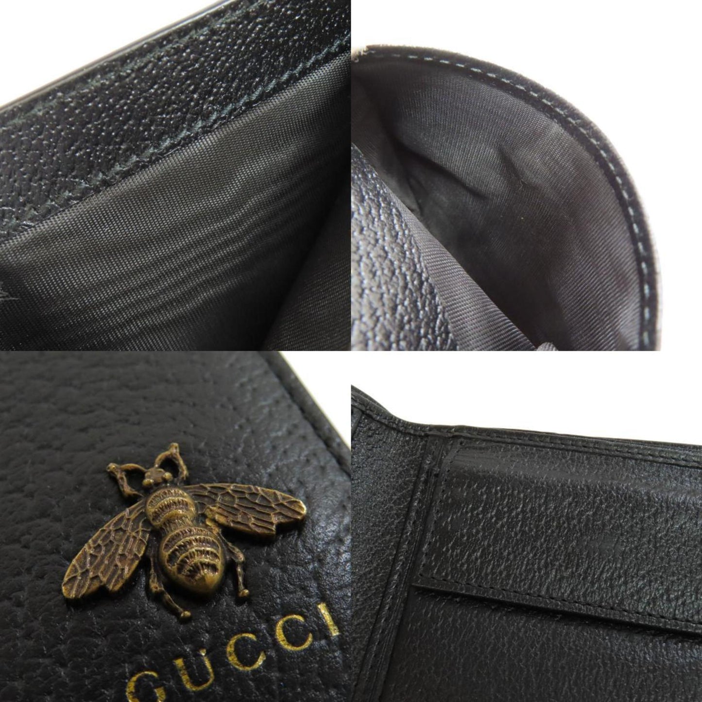Gucci Black Leather Wallet (Bi-Fold)