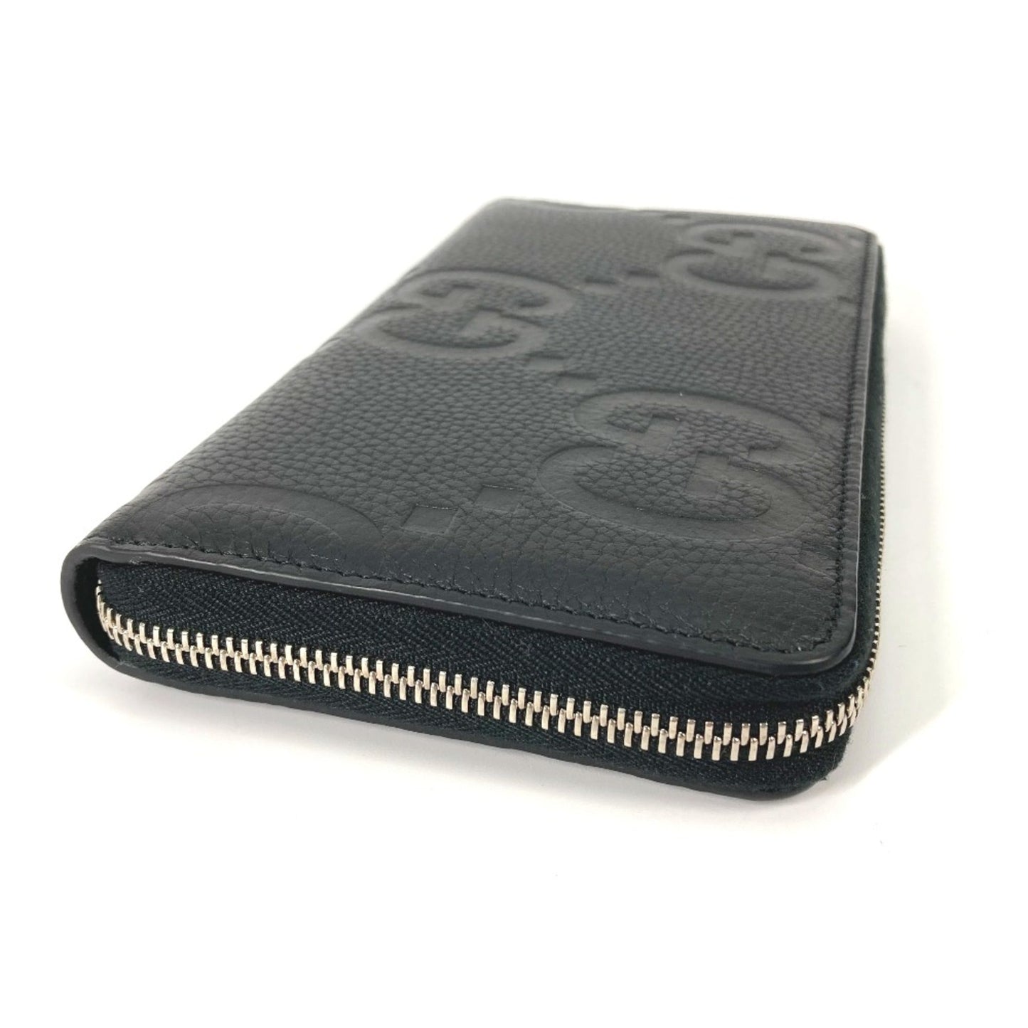 Gucci Black Leather Long Wallet (Bi-Fold)