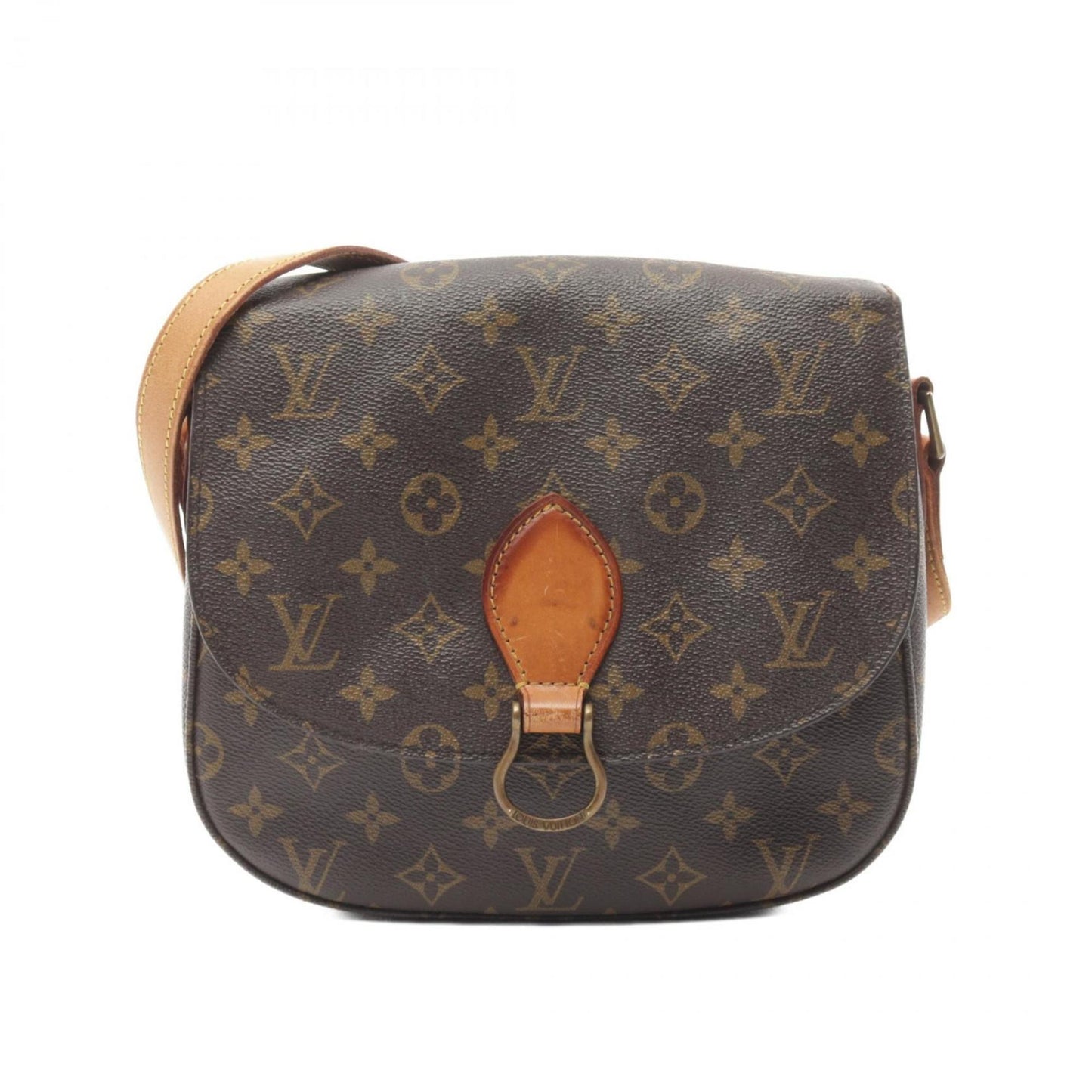 Louis Vuitton Brown Monogram Monogram Leather Shoulder Bag ()