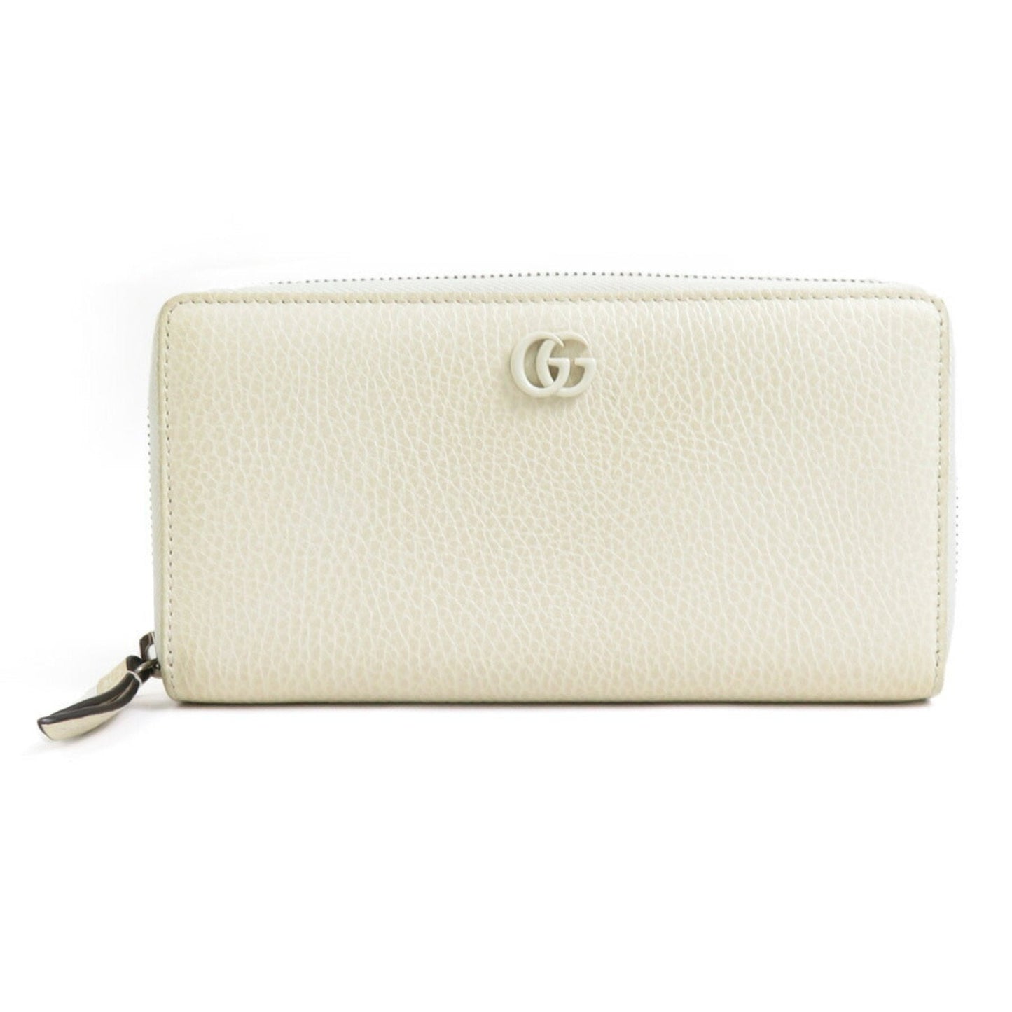 Gucci Off-White Leather Long Wallet (Bi-Fold) ()