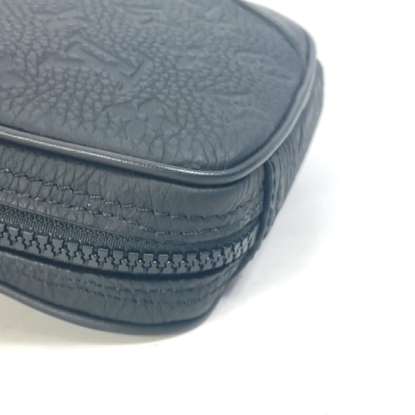 Louis Vuitton Black Leather Shoulder Bag