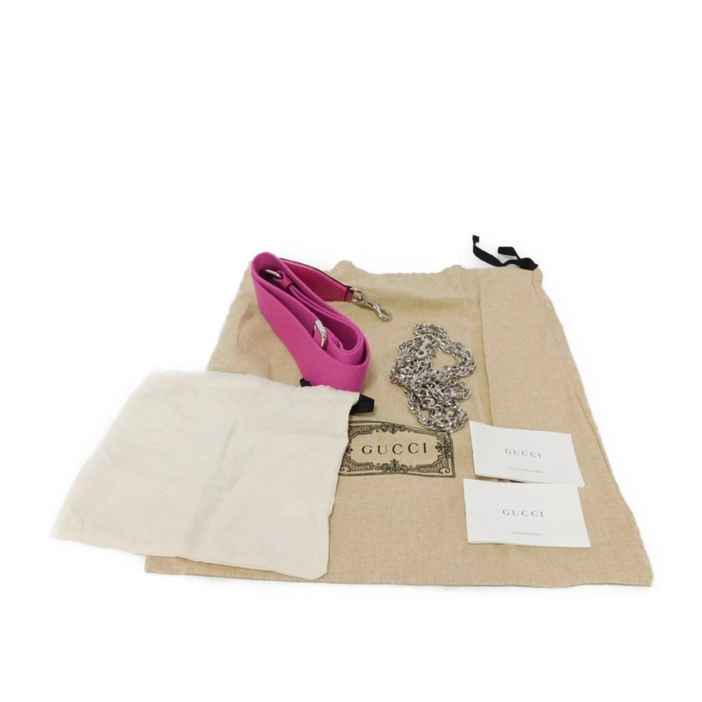 Gucci Pink Nylon Handbag