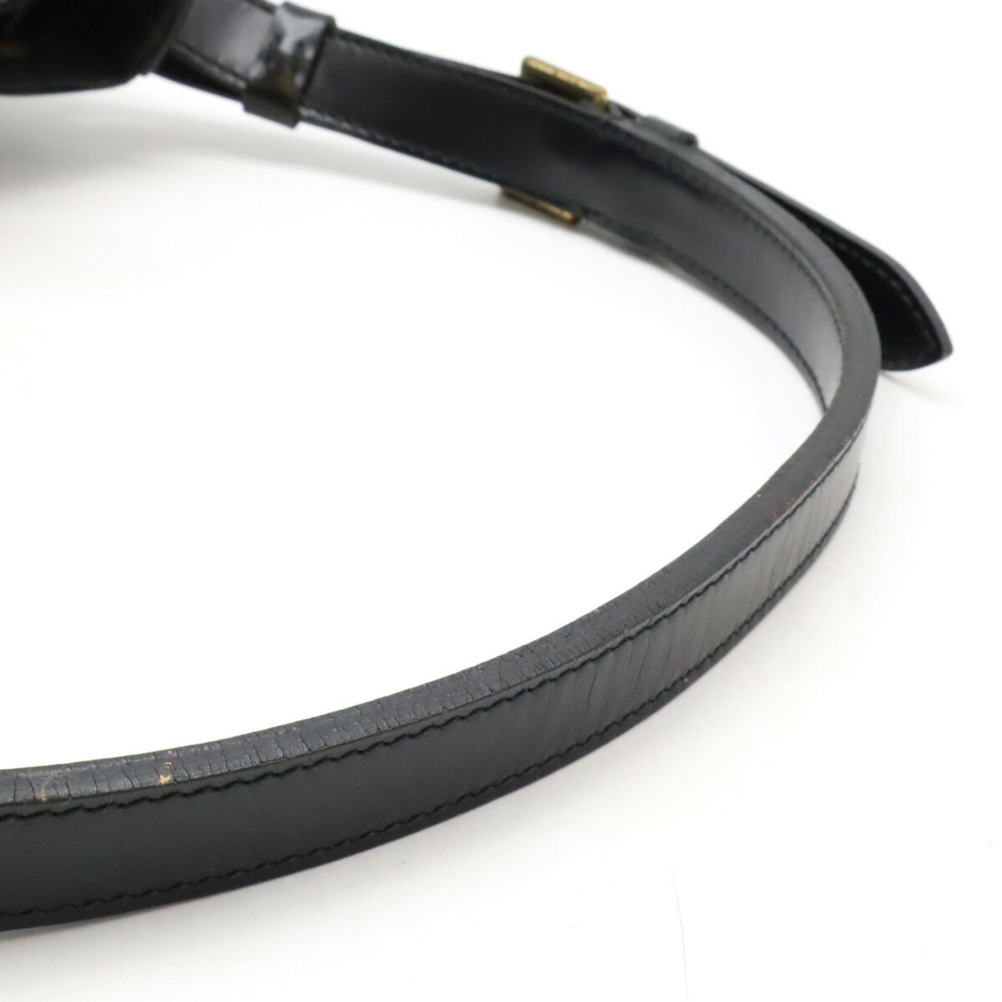 Louis Vuitton Black Noir Epi Leather Shoulder Bag