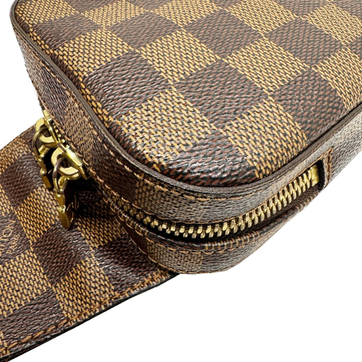Louis Vuitton Ebene Damier Canvas Shoulder Bag Sling Bag