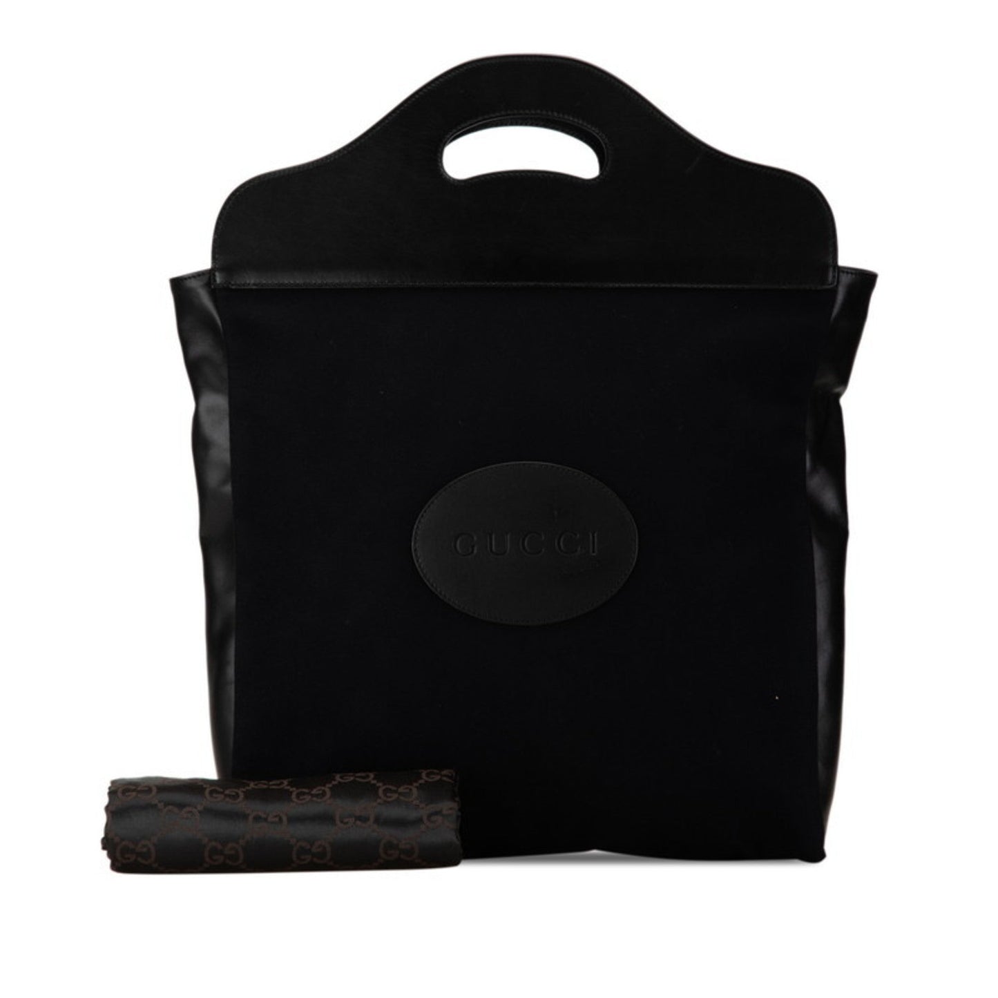 Gucci Black Suede Leather Handbag
