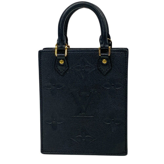 Louis Vuitton Monogram Navy Leather Shoulder Bag ()