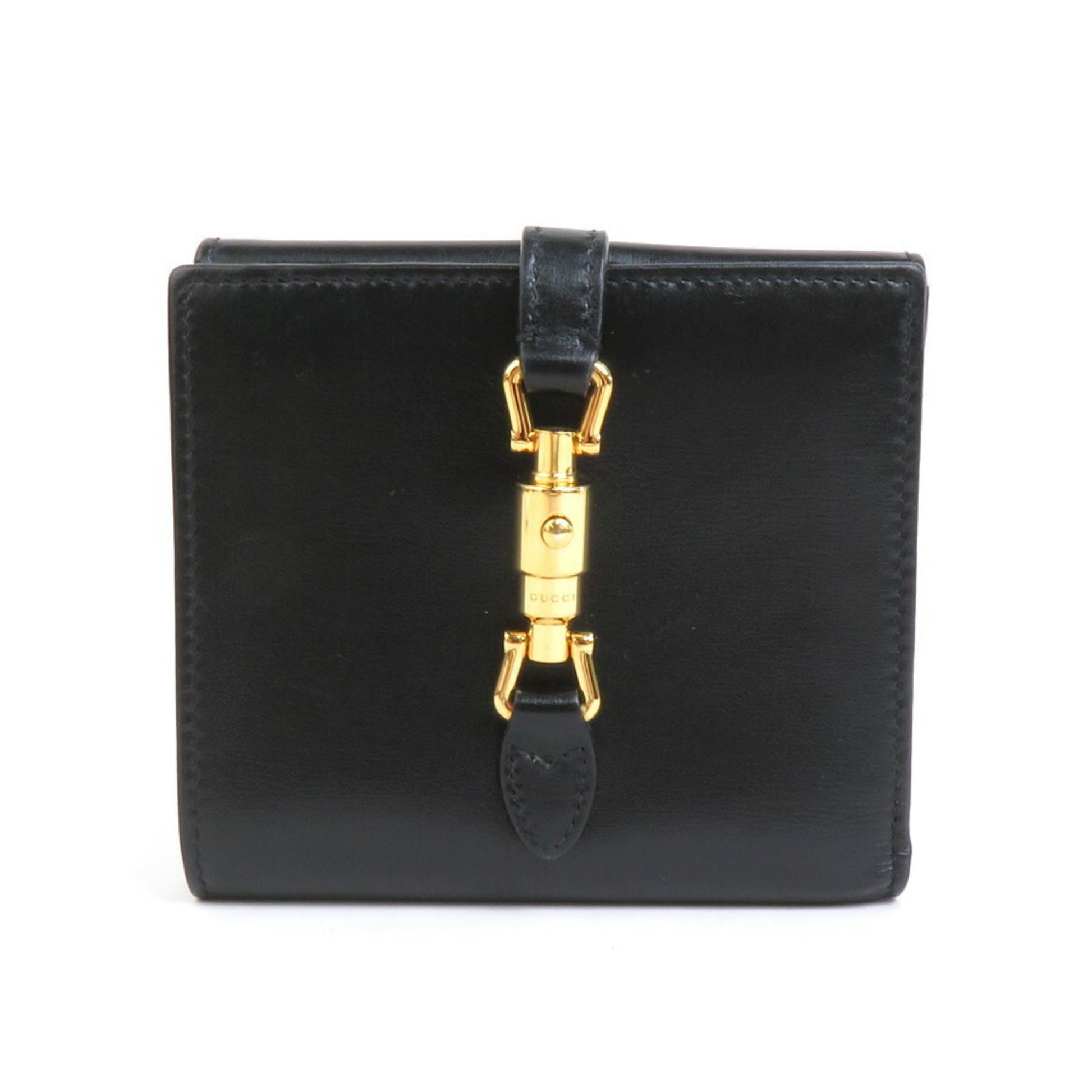 Gucci Black Leather Wallet (Bi-Fold) ()