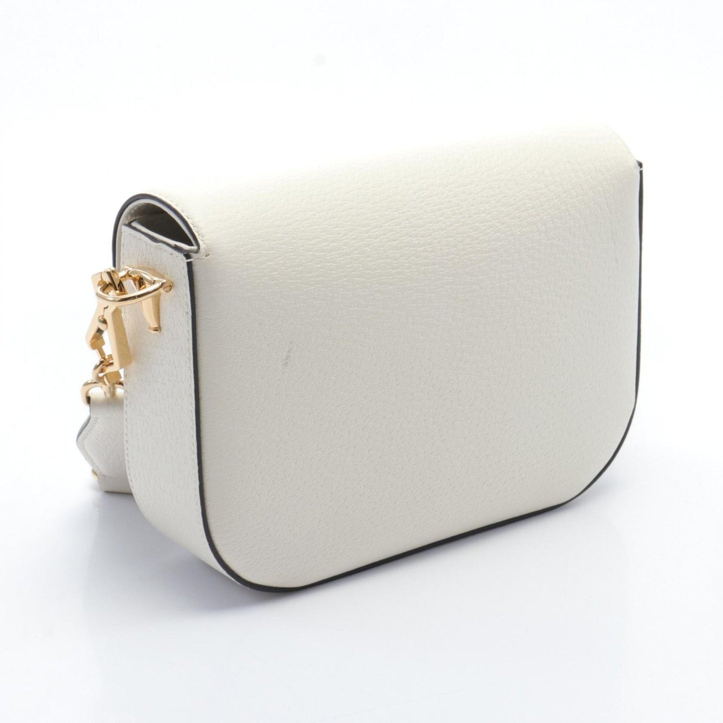 Gucci Black Multi-Color White Leather Shoulder Bag