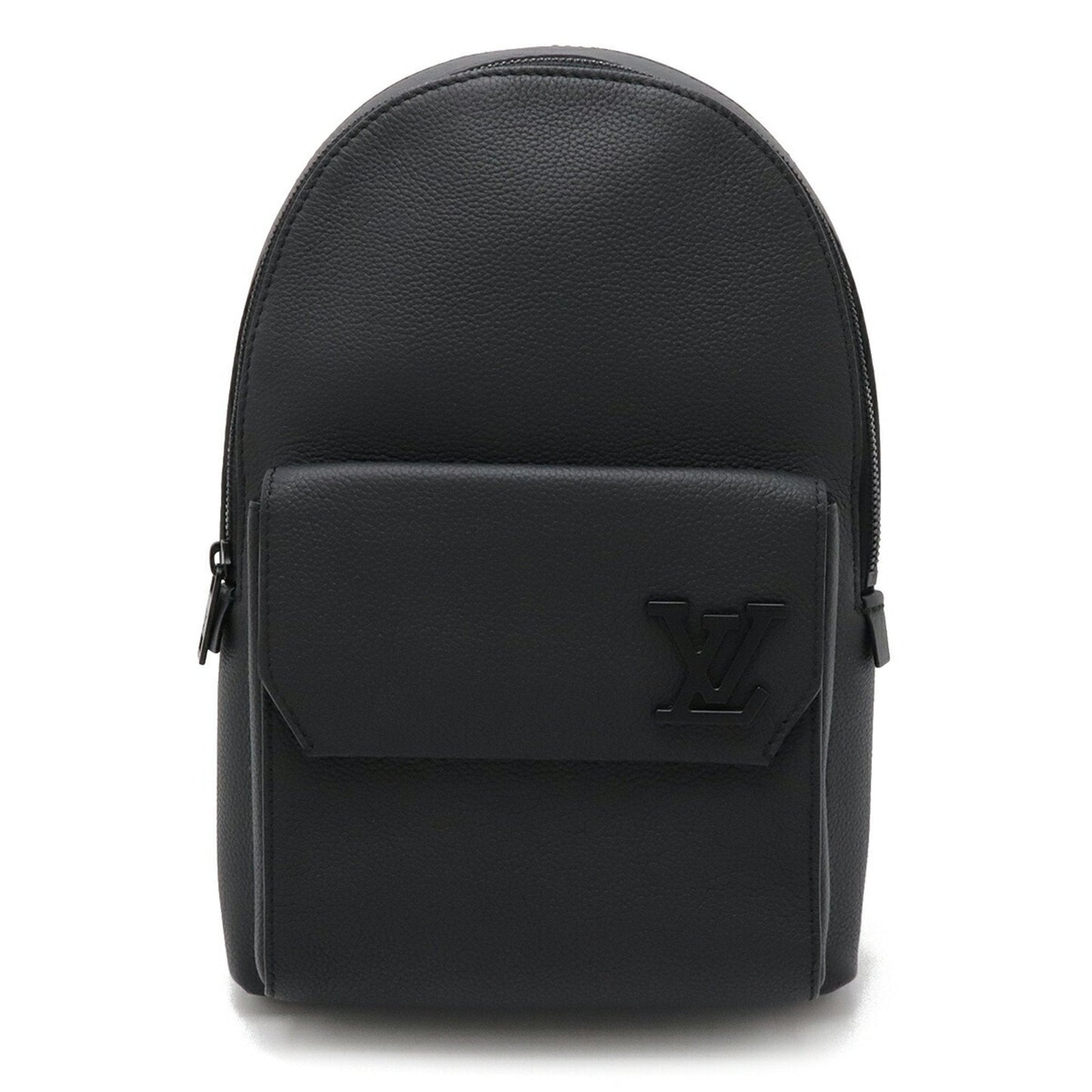 Louis Vuitton Black Noir Leather Shoulder Bag Sling Bag