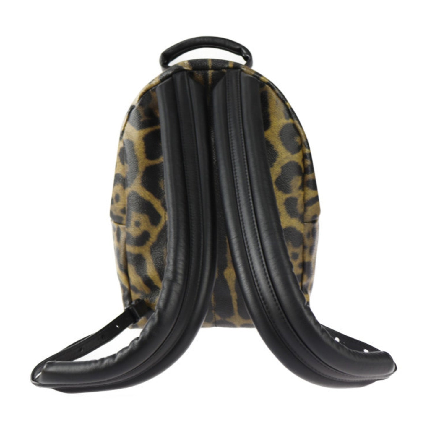 Louis Vuitton Black Brown Pvc Leather Backpack
