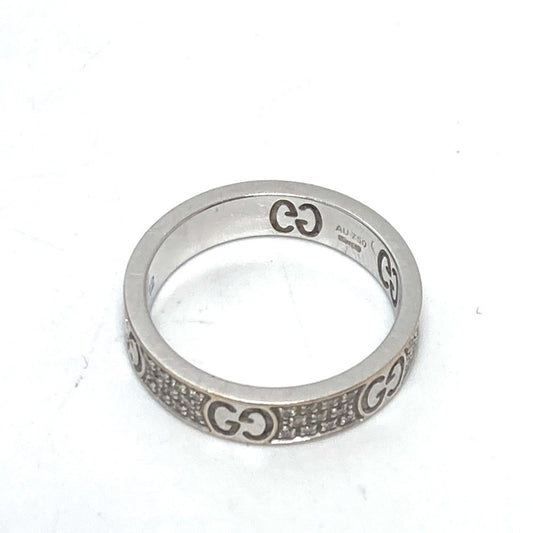 Gucci Silver White Gold (18K) Band Ring ()