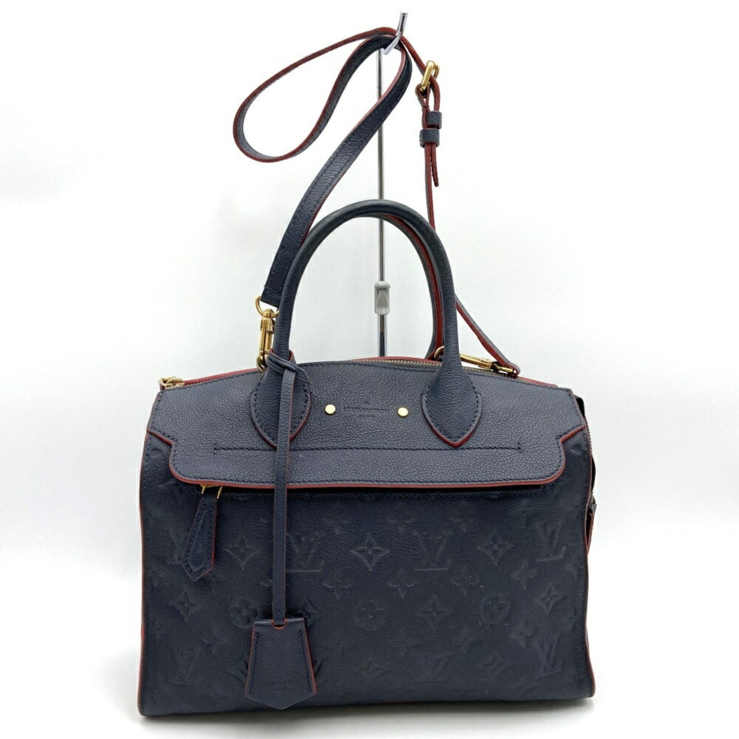 Louis Vuitton Navy Monogram Empreinte Shoulder Bag