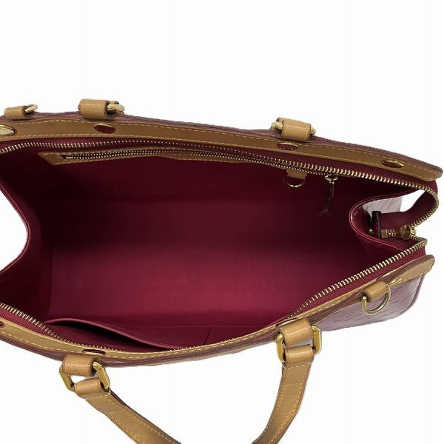 Louis Vuitton Indian Rose Monogram Vernis Handbag Shoulder Bag