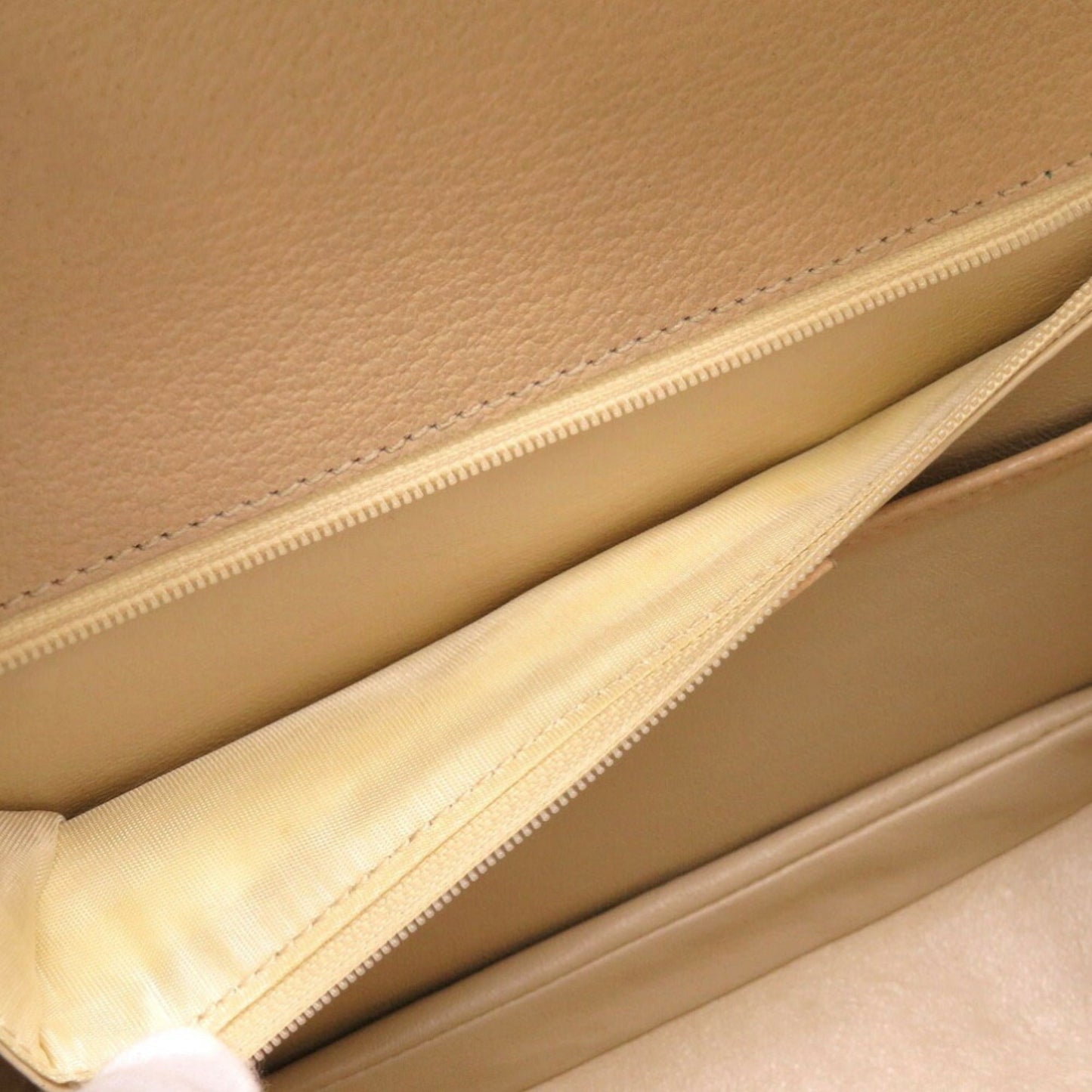 Gucci Beige Bamboo Leather Handbag