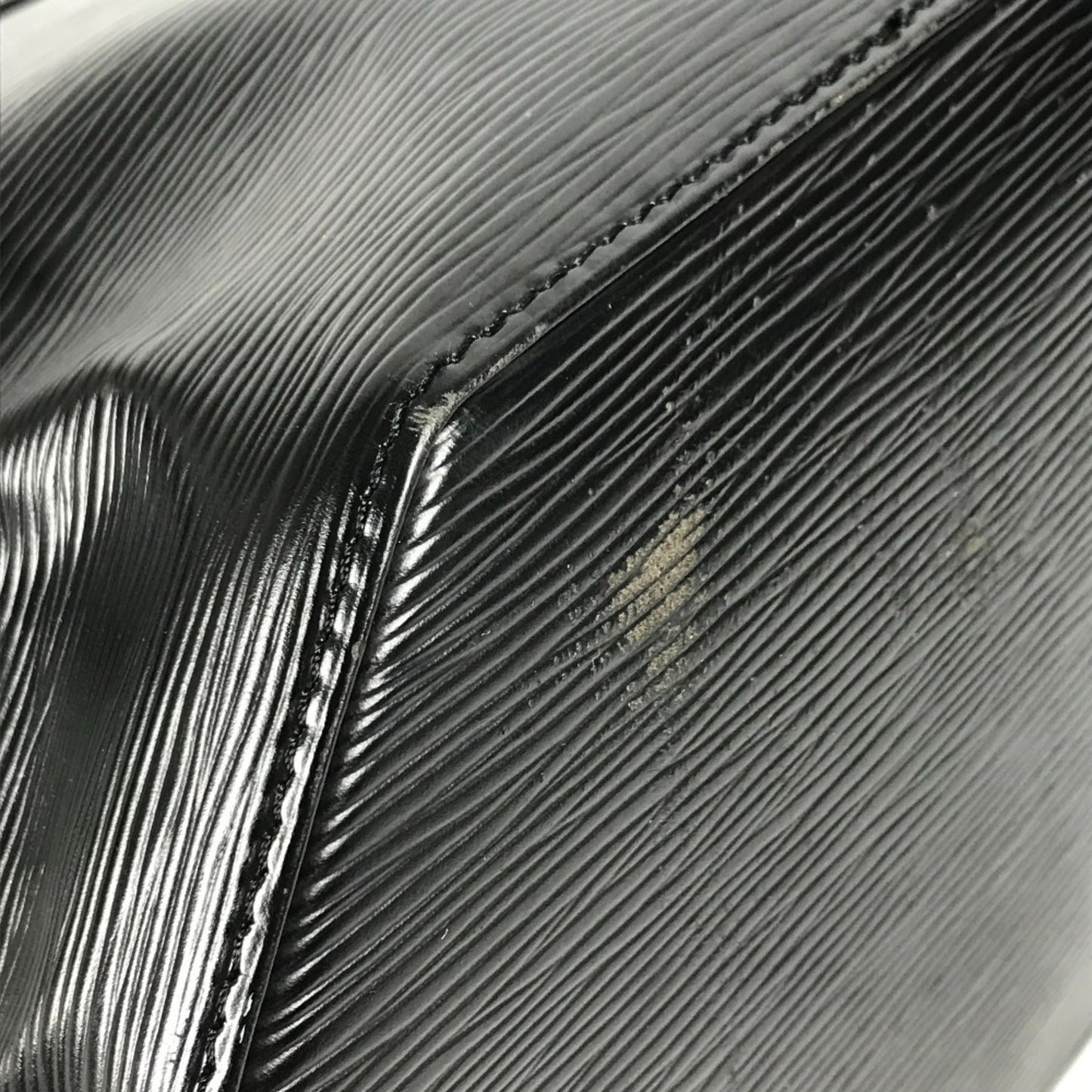 Louis Vuitton Black Noir Epi Leather Shoulder Bag