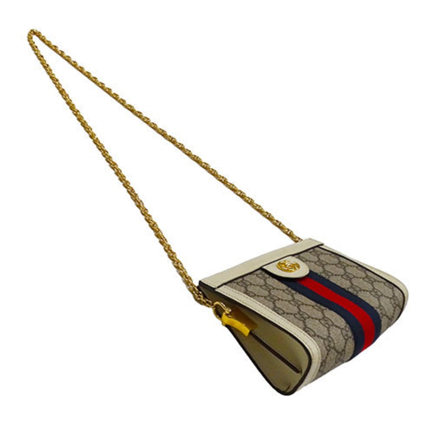 Gucci Beige Ivory Pvc Pochette Shoulder Bag