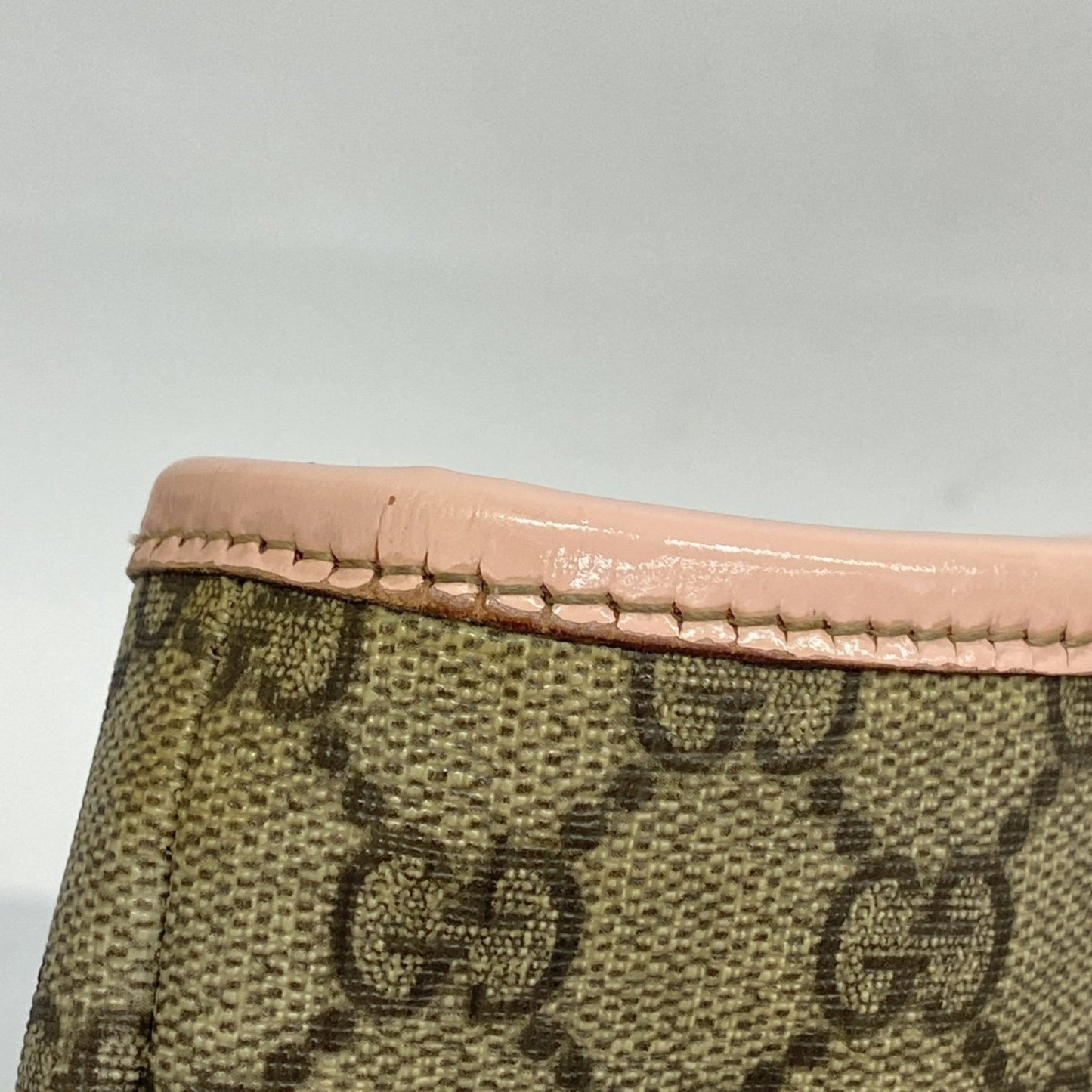 Gucci Brown Pink Pvc Tote Bag