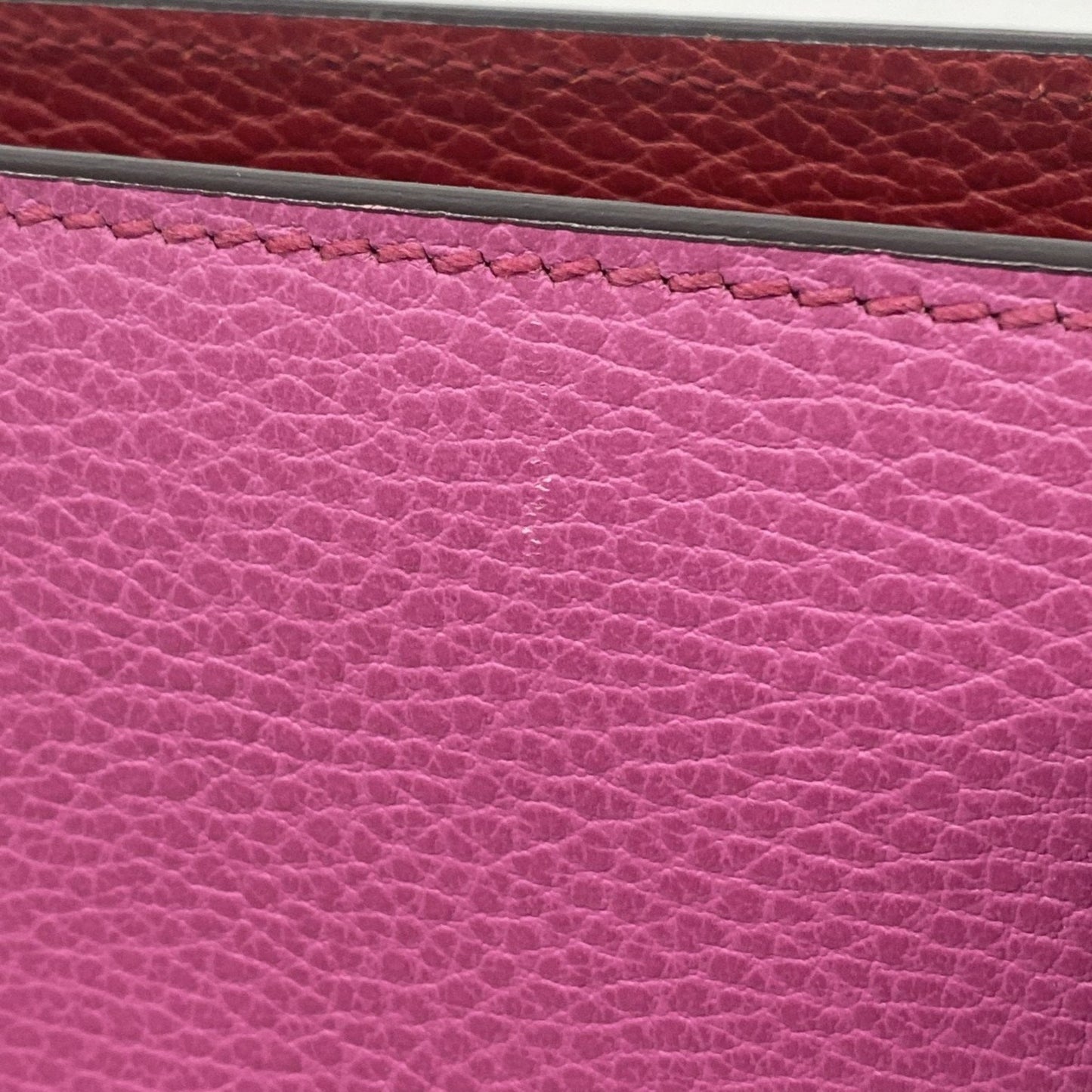 Gucci Pink Red Color Leather Handbag