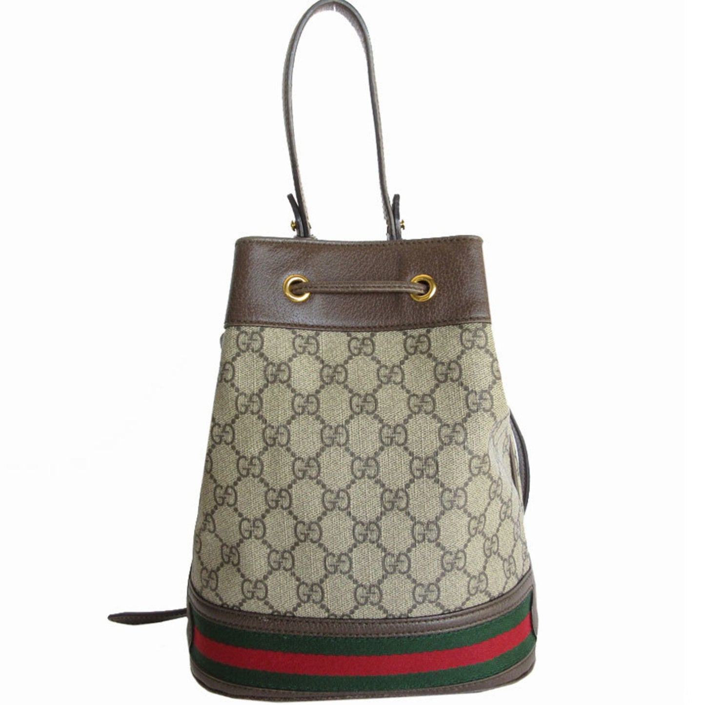 Gucci Brown Pvc Leather Handbag Shoulder Bag