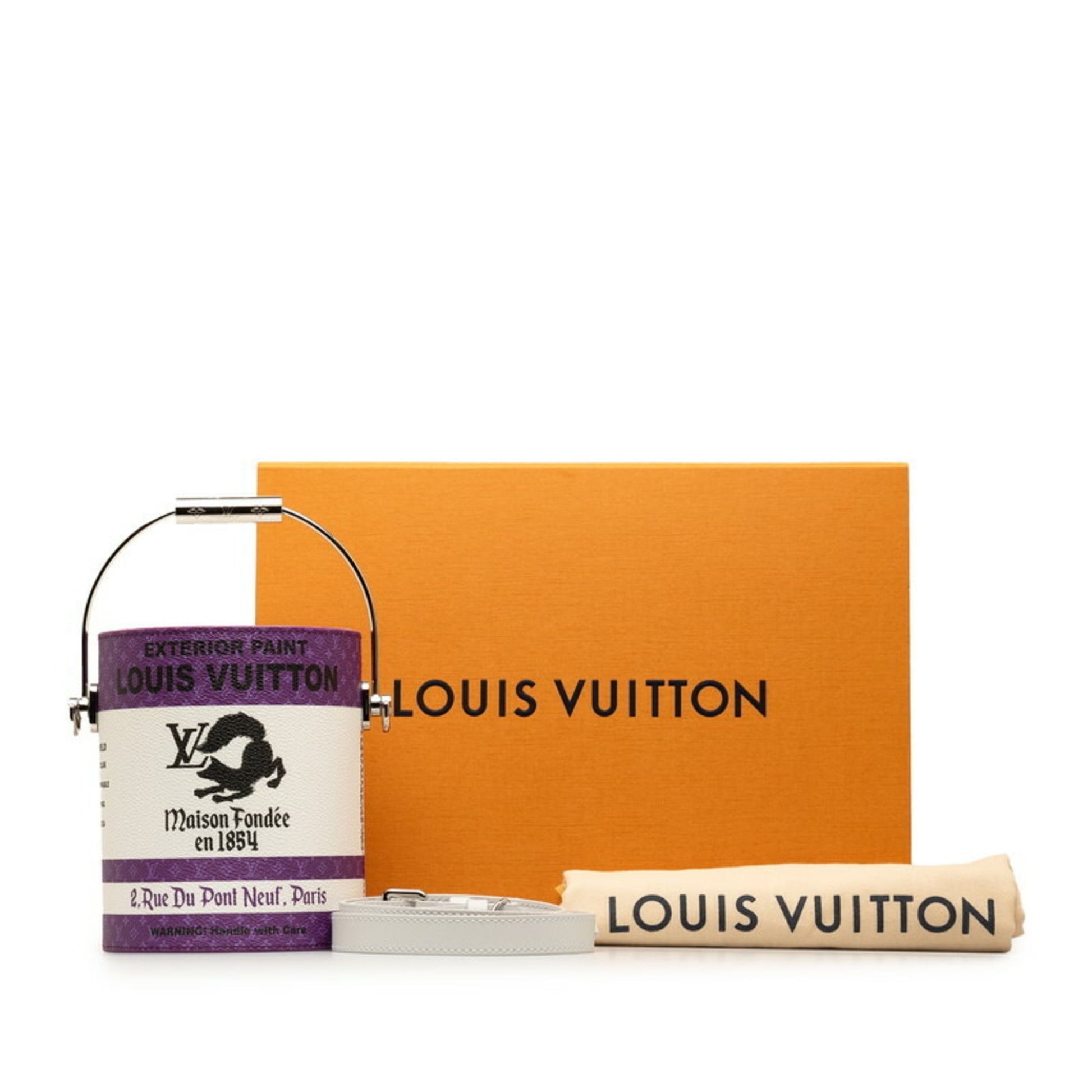 Louis Vuitton Purple Canvas Shoulder Bag ()
