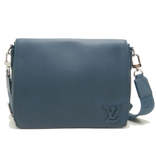 Louis Vuitton Navy Leather Shoulder Bag ()