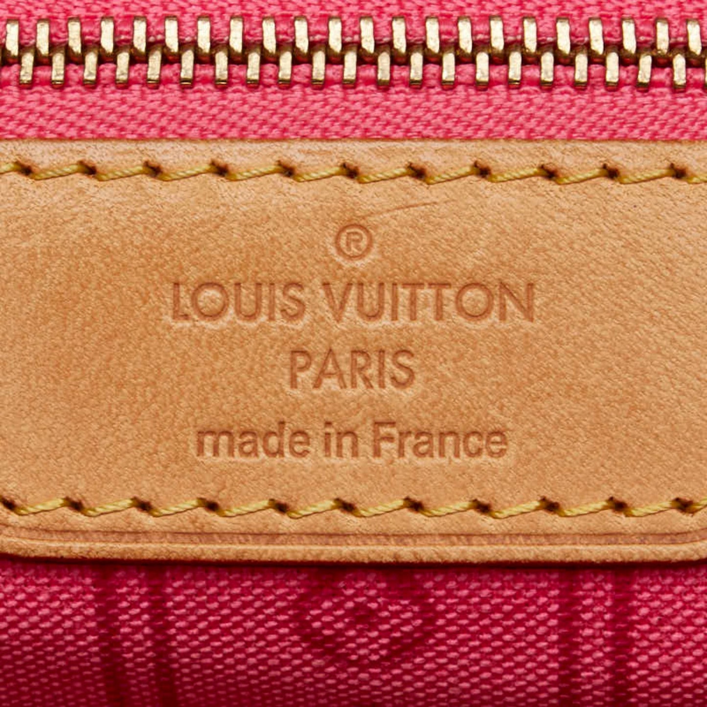 Louis Vuitton Brown Multi-Color Red Color Pvc Leather Shoulder Bag Tote Bag