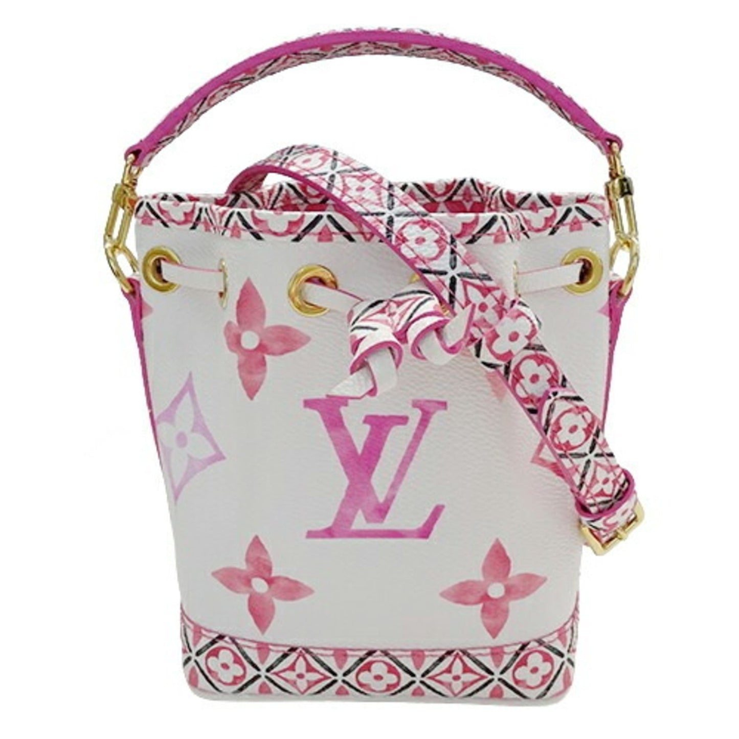 Louis Vuitton Monogram Pink White Monogram Handbag Shoulder Bag ()