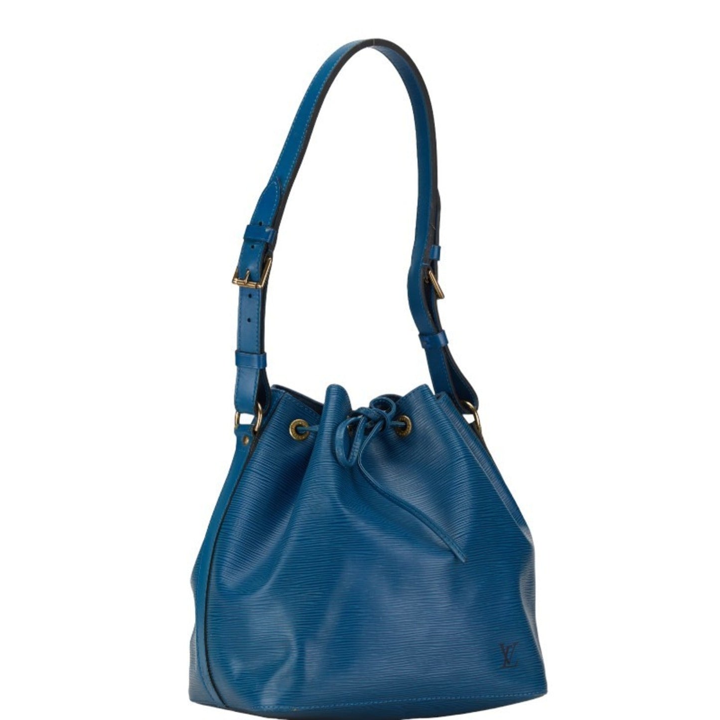 Louis Vuitton Toledo Blue Leather Shoulder Bag