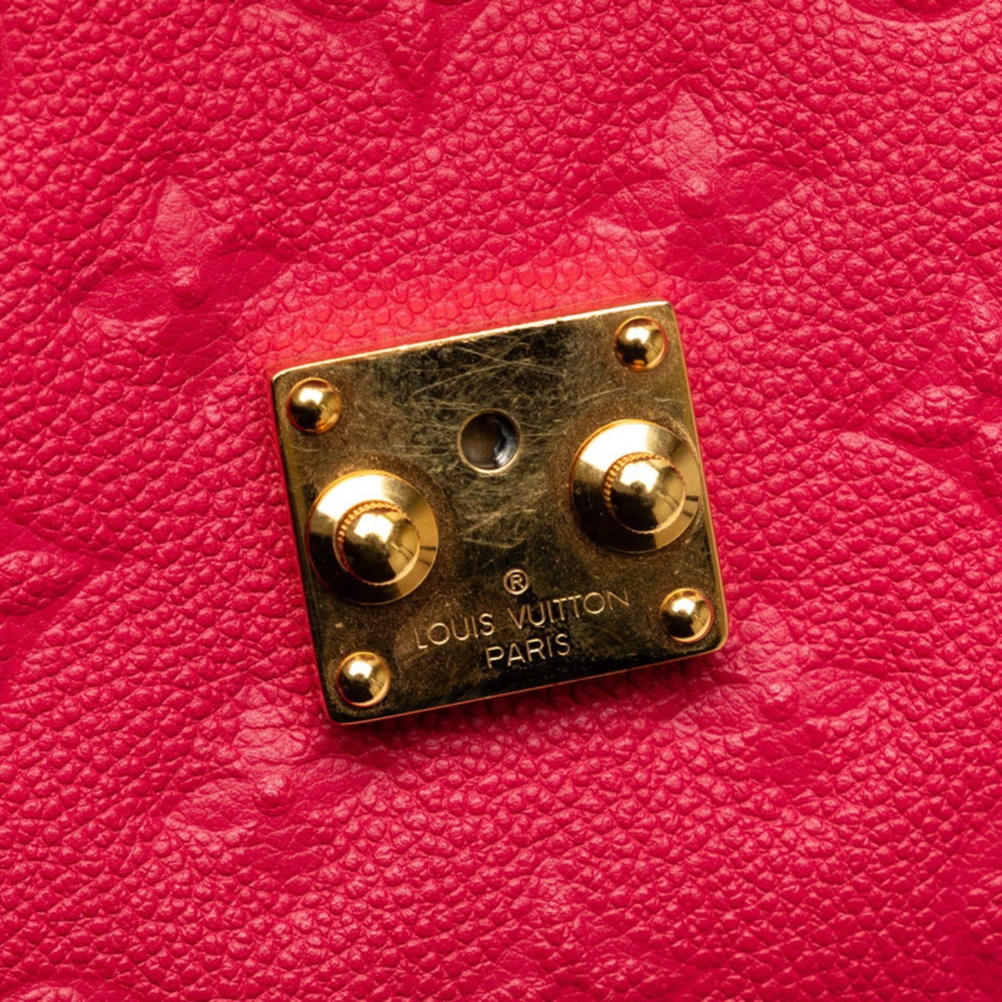 Louis Vuitton Monogram Pink Monogram Empreinte Handbag Pochette Shoulder Bag