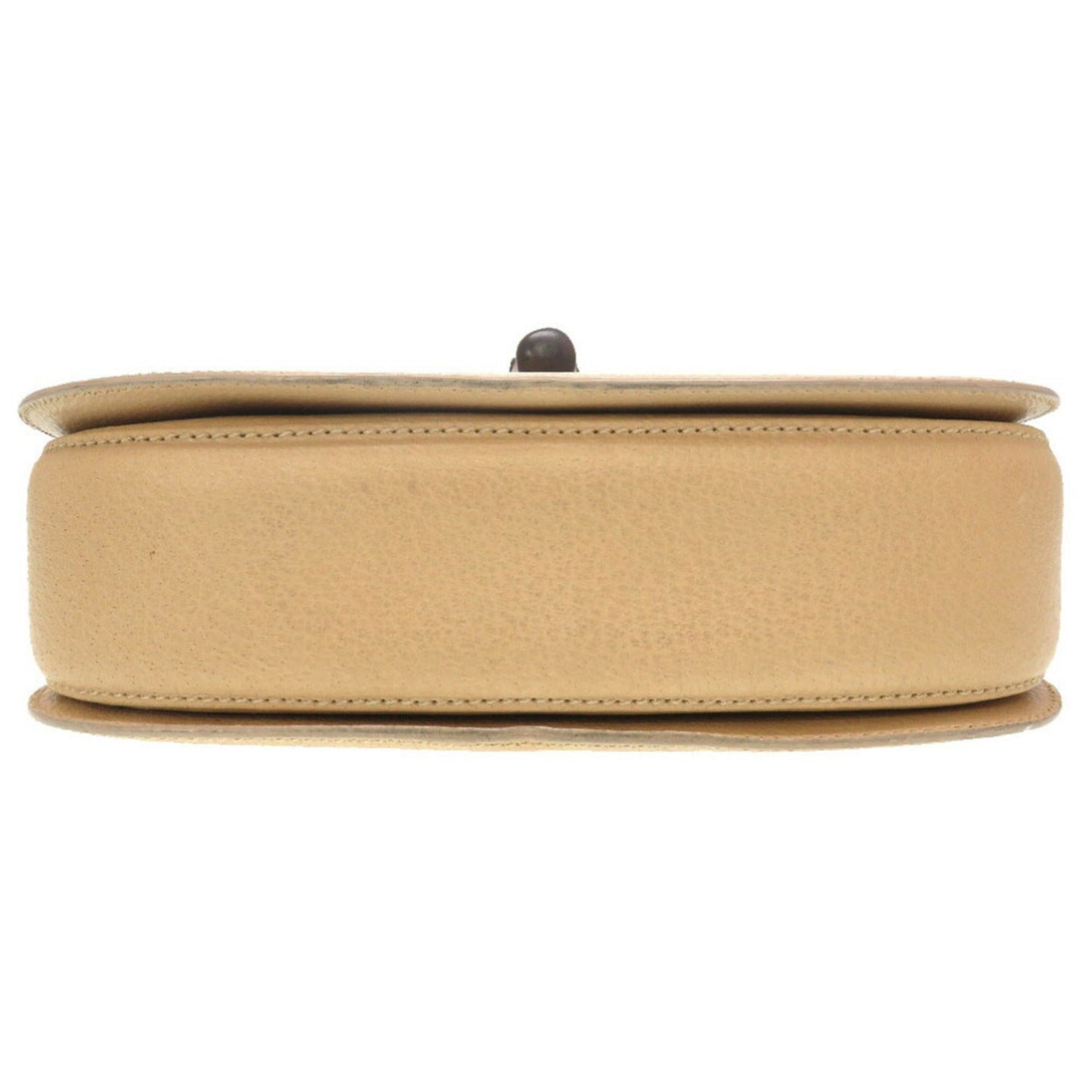 Gucci Beige Bamboo Leather Handbag