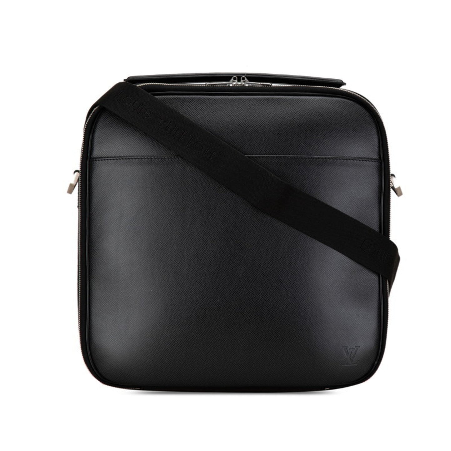Louis Vuitton Ardoise Black Leather Shoulder Bag