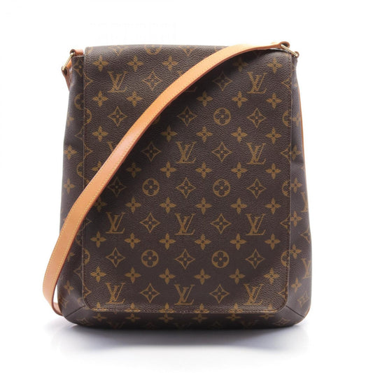 Louis Vuitton Brown Monogram Coated Canvas Shoulder Bag ()