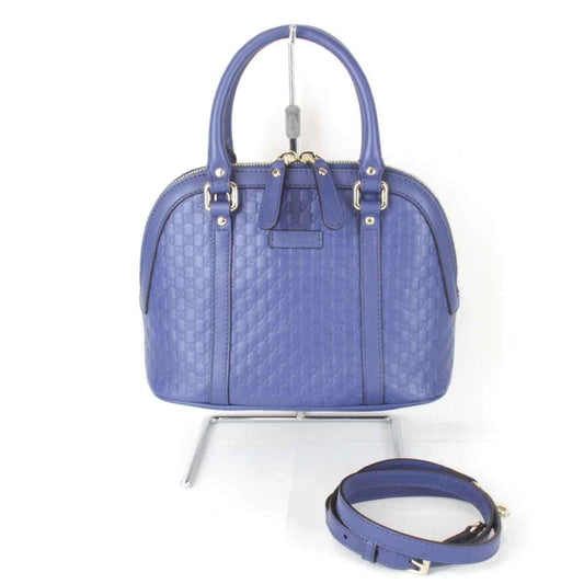 Gucci Blue Leather Handbag ()