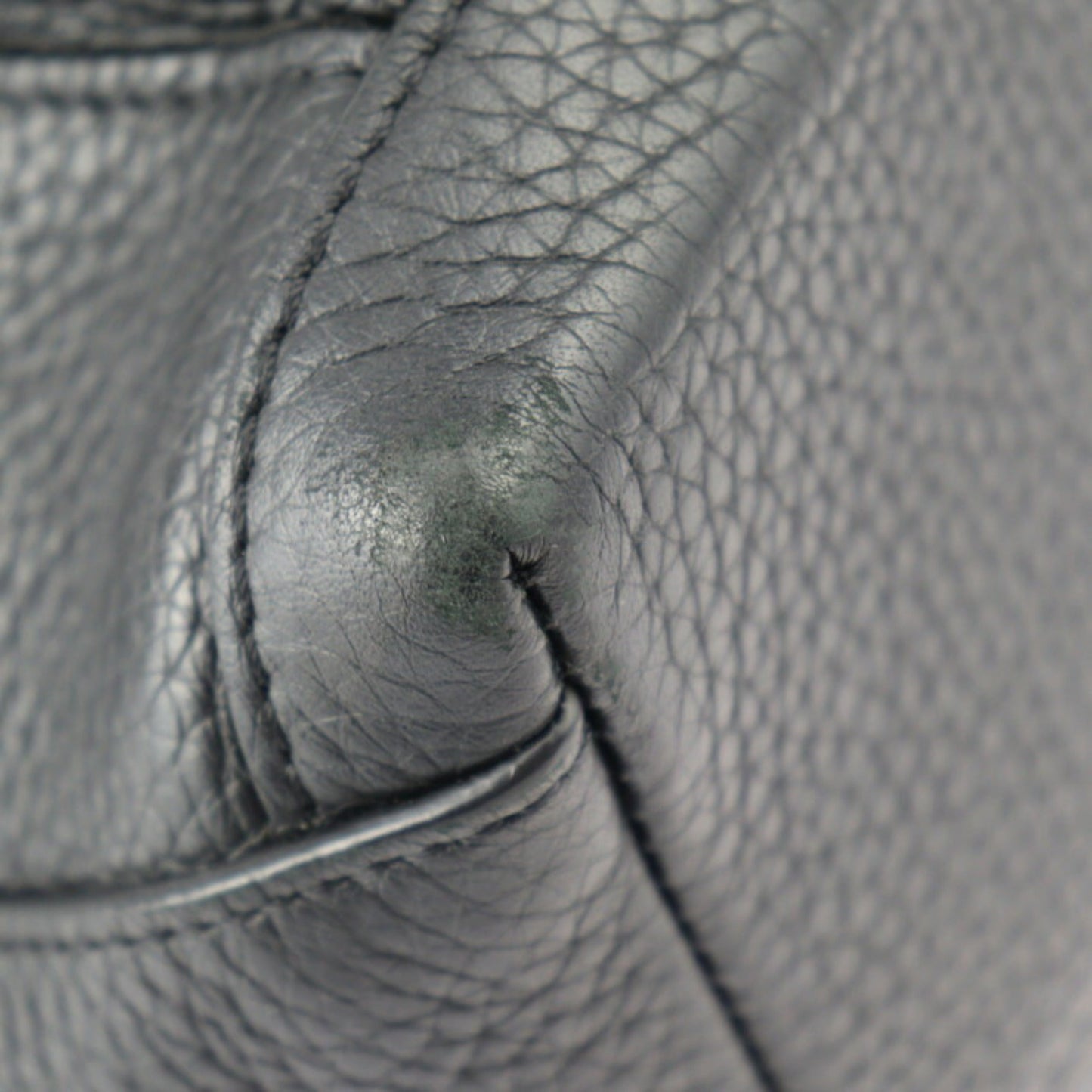 Louis Vuitton Black Leather Shoulder Bag