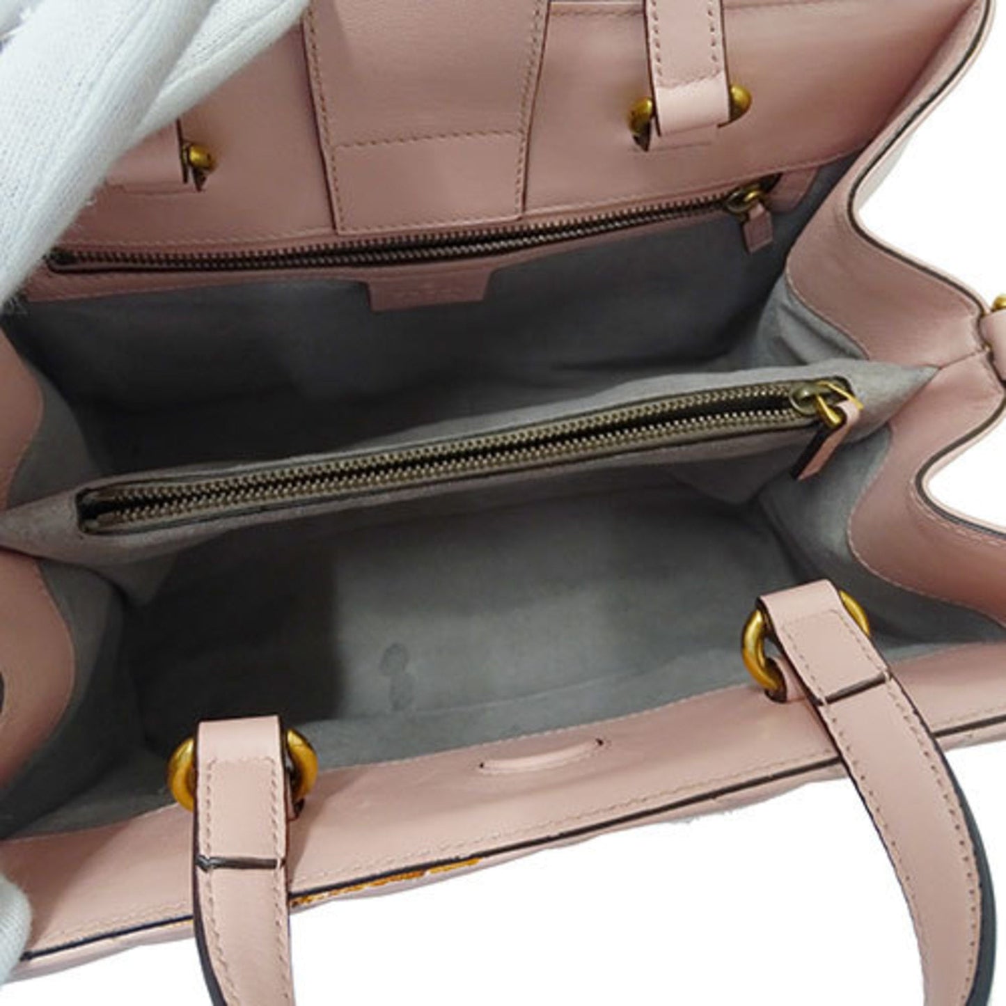Gucci Pink Leather Handbag Shoulder Bag