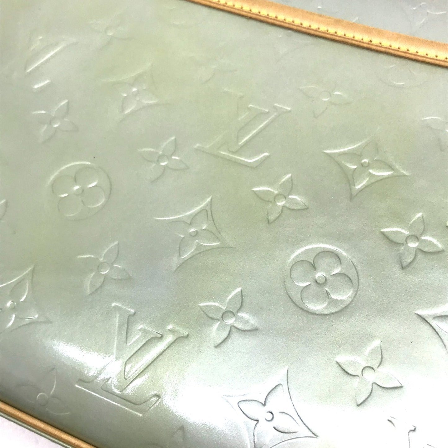Louis Vuitton Green Leather Shoulder Bag