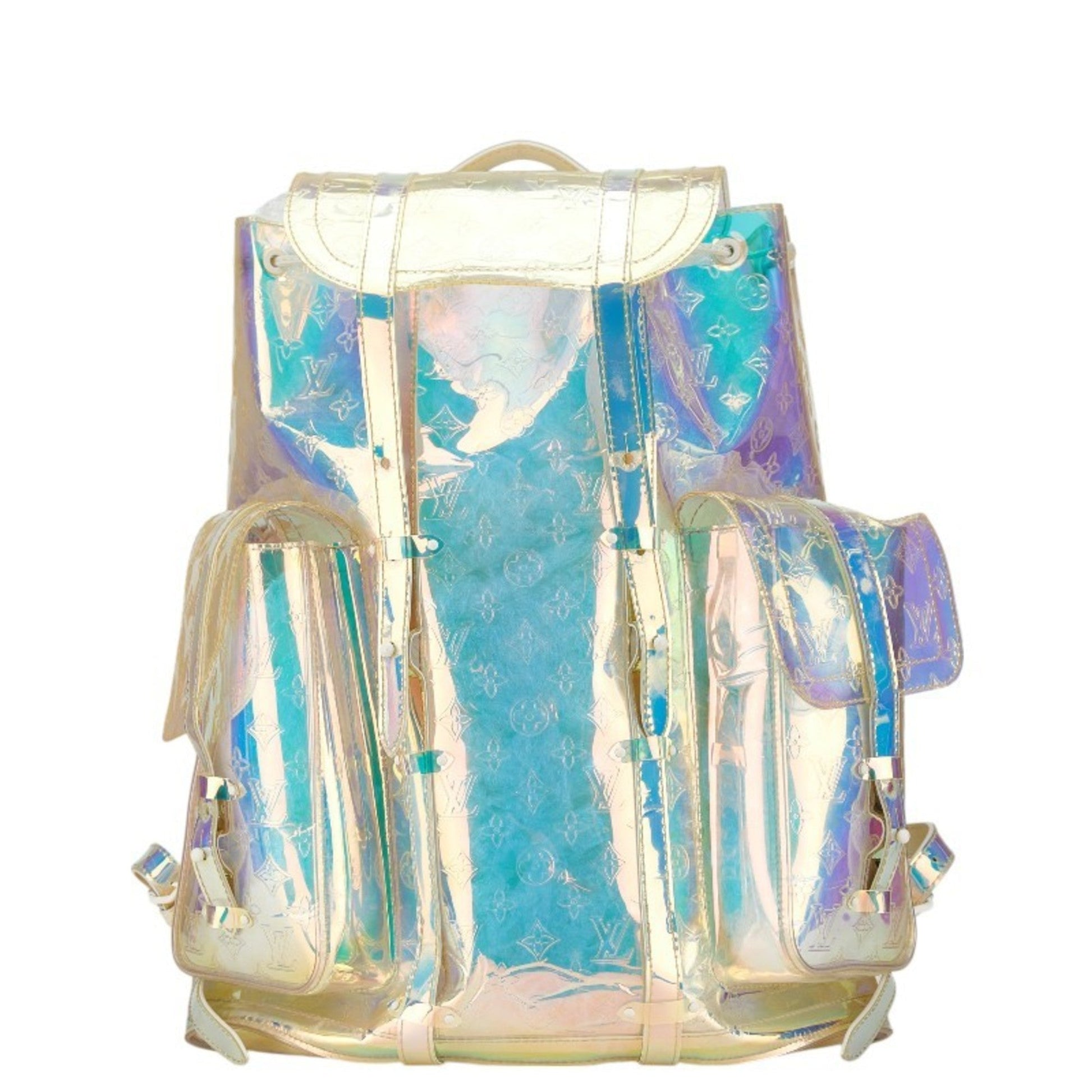 Louis Vuitton Clear Pvc Leather Backpack ()