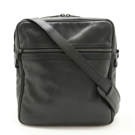 Louis Vuitton Noir Leather Shoulder Bag