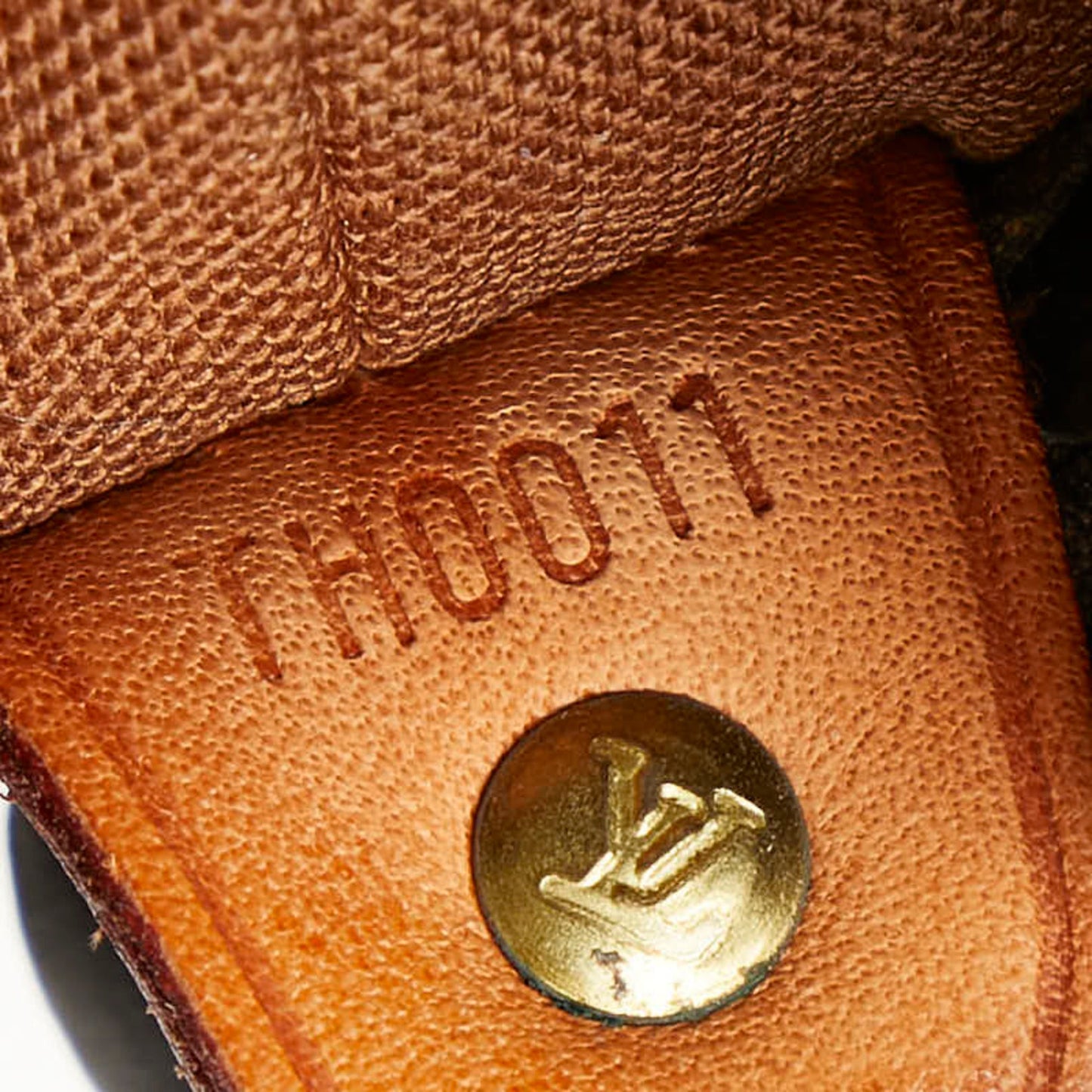 Louis Vuitton Brown Pvc Leather Shoulder Bag Tote Bag